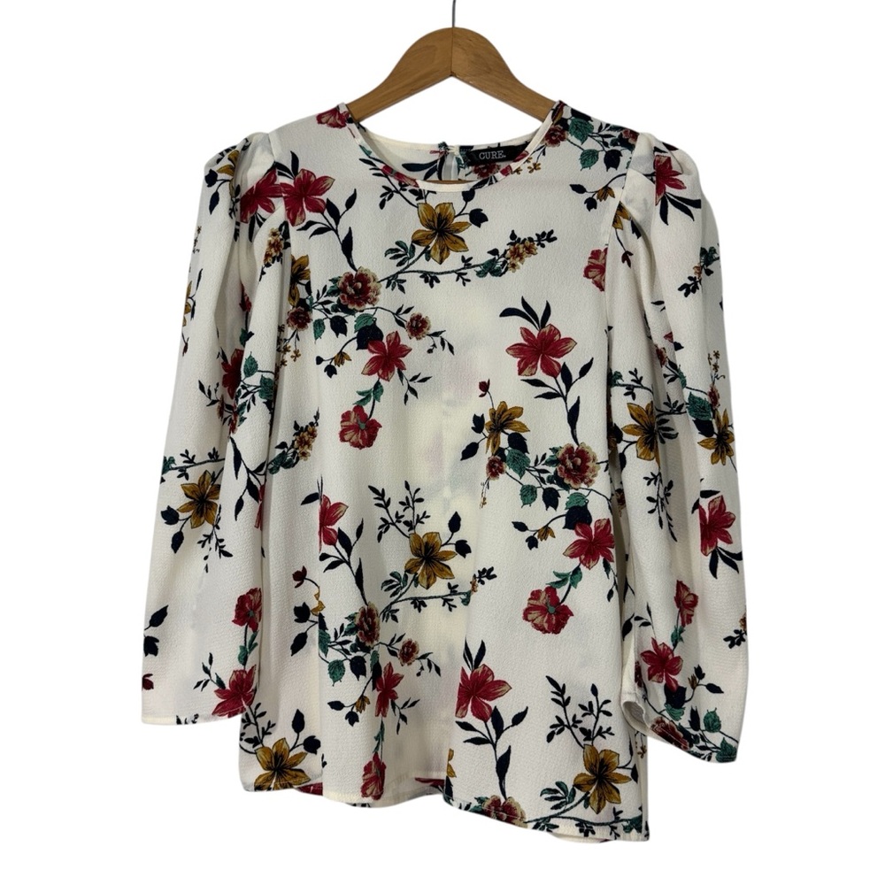Floral Print Women's Top - Multicolor